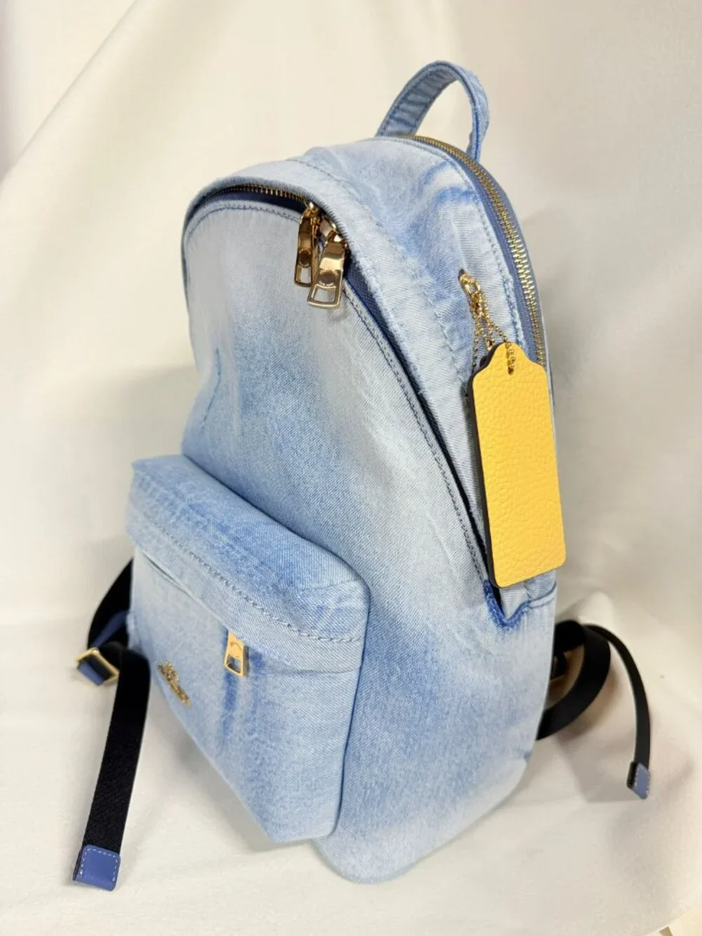 coach Taylor Small Backpack In Loved Denim cef27